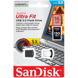 Sandisk Ultra Fit USB 3.0 Flash Drive 16GB